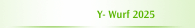 Y- Wurf 2025